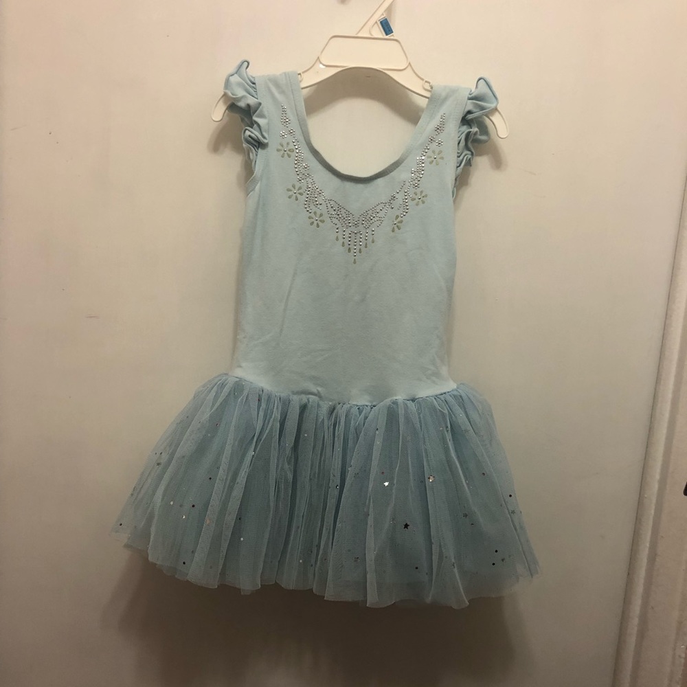 Girls leotard with skirt, size XL